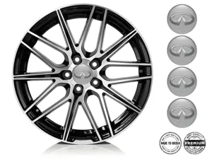 Infiniti Style Autocollant Bombé Logos Roue Premium